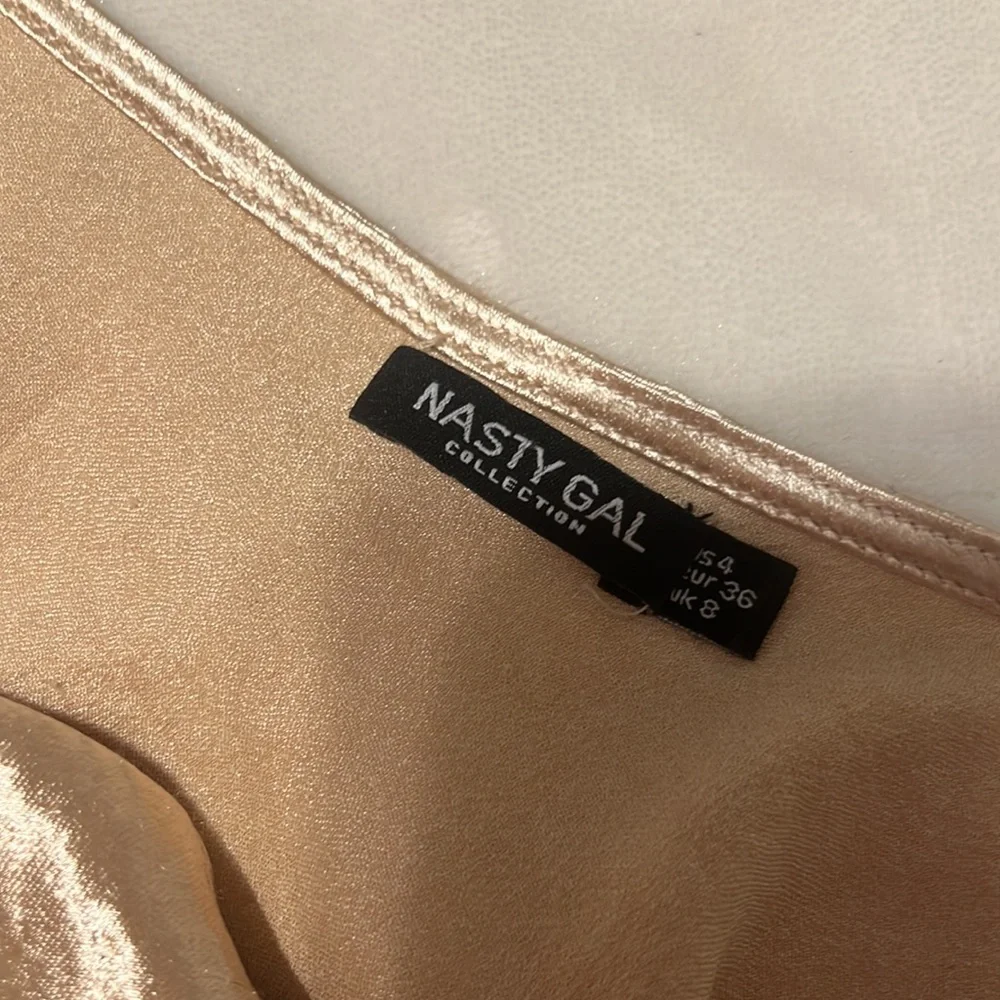 Nasty Gal Champagne Blouse - Picture 4 of 4